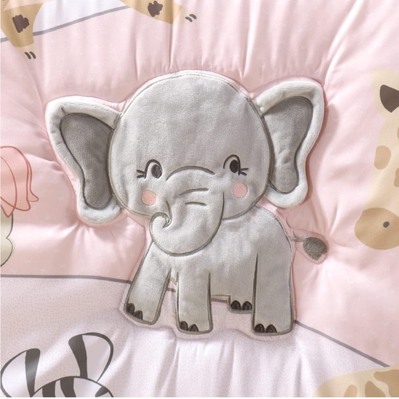 New Baby Girl Peanutshell Wildest Dreams Crib Bedding Set- 3 piece - NWT - Picture 3 of 5